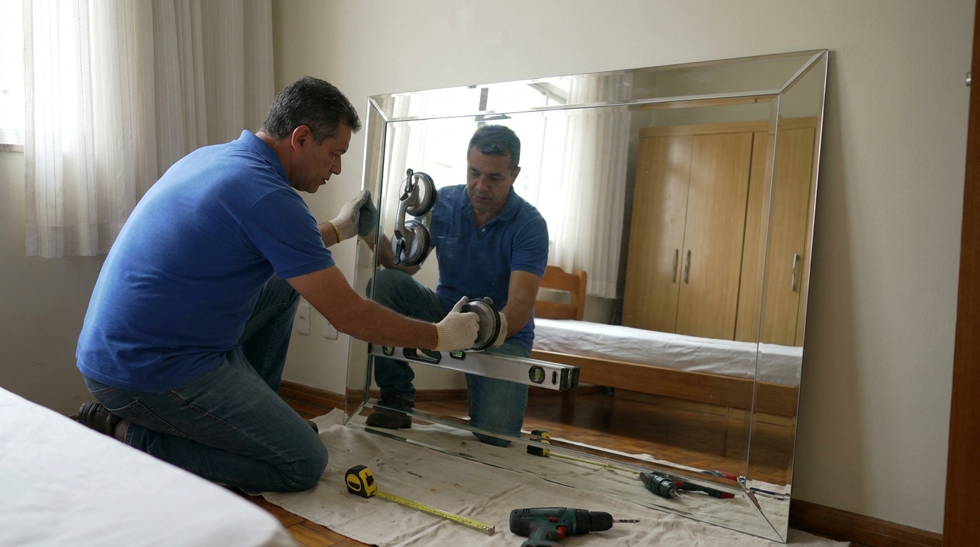 Espelho com moldura espelhada em Petrolina-PE